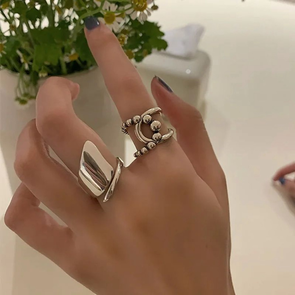 Polished Wrap Ring | 925 Sterling Silver Adjustable - Picture 6 of 15
